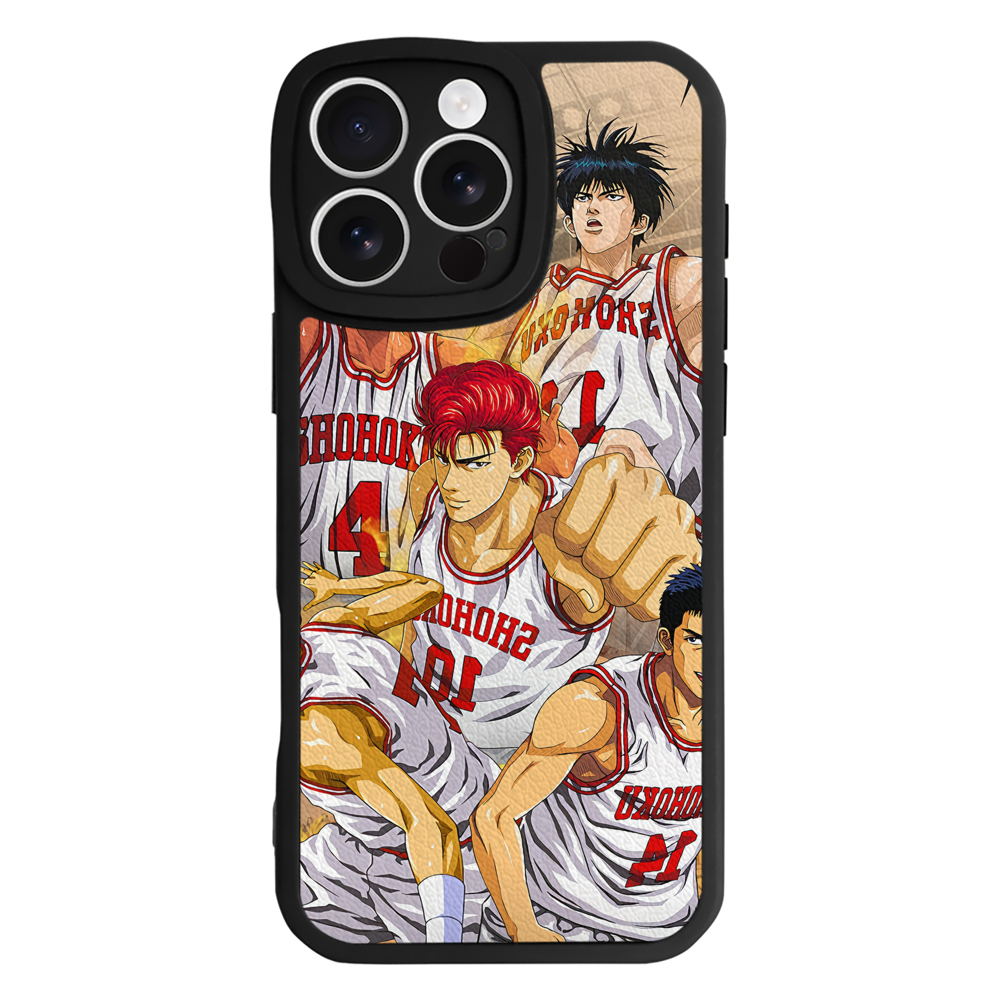 （画像用） SLAM DUNK／スラムダンク 【iPhone 16シリーズ対応】シリコンスマホケース（レザー調） 材質：シリコン
